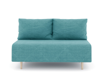 Диван прямой нераскладной Милли мини 2-х  местный без подлокотников, рогожка