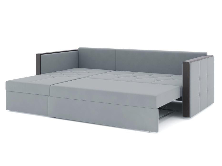 Диваны угловые в гостиную, Диван-кровать угловой Даймонд дельфин, велюр