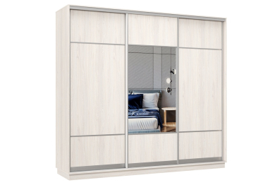 Шкаф-купе Премьер Лайт 58 (08;05;08) трехдверный