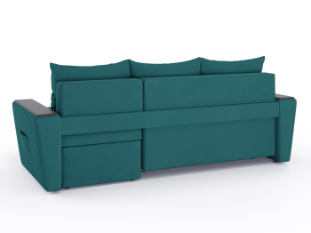 Диван-кровать угловой Дубай Майами еврокнижка трехсекционная, велюр