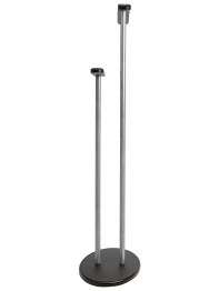 Вешалка костюмная Дэви 2 металлик/венге