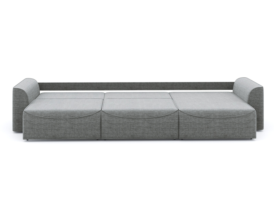 Диваны угловые в гостиную, Диван-кровать угловой Рафаэль 3 секции еврокнижка НПБ, рогожка Люкс