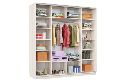 Шкаф-купе Премьер Лайт 34 (11;08;11) трехдверный