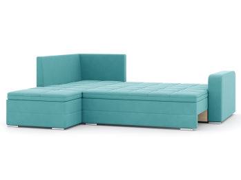 Диван-кровать угловой еврокнижка Бромен, рогожка