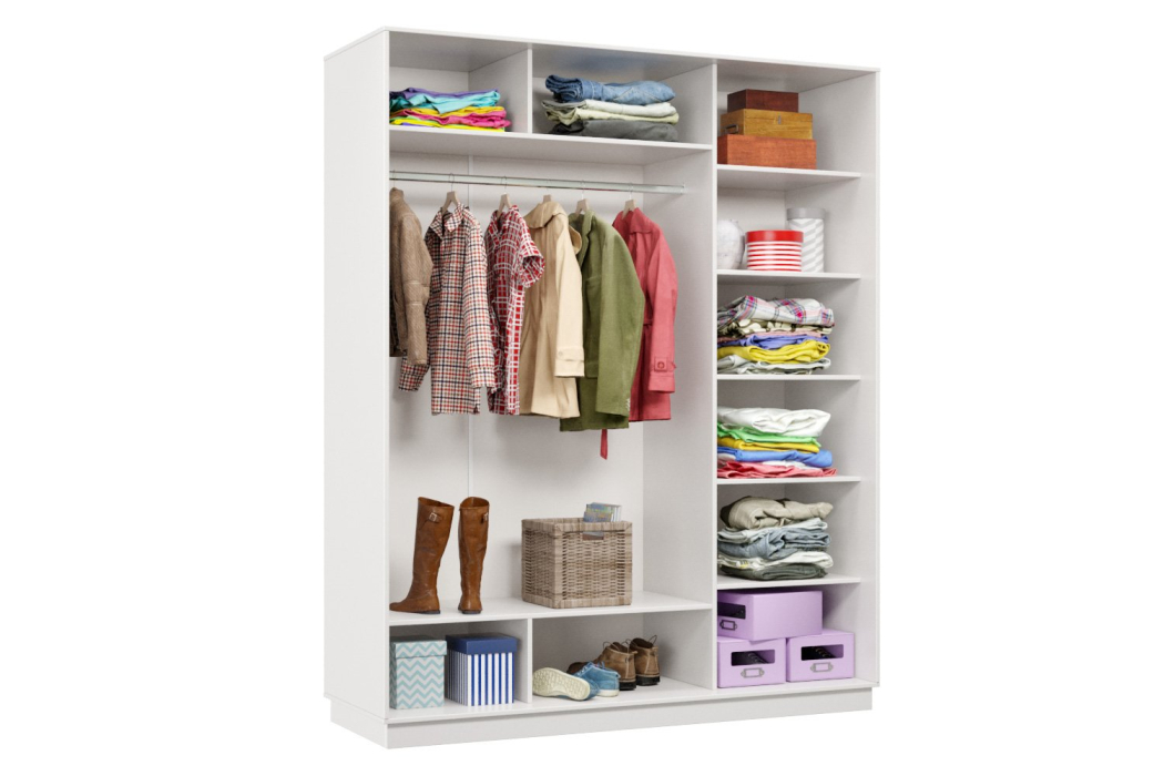 Шкафы-купе 3-х дверные, Шкаф-купе Премьер Лайт 22 (02;01;02) трехдверный