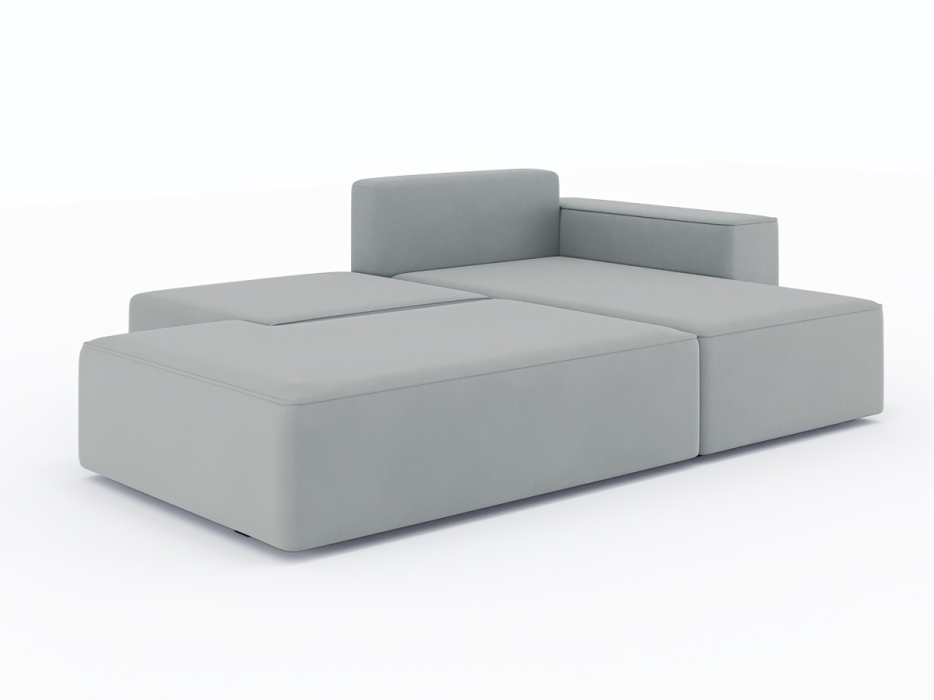 Диваны угловые в гостиную, Диван-кровать угловой Кензо еврокнижка, велюр