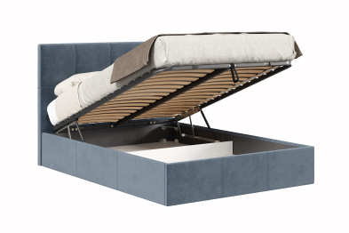 Кровать Марсель 1200 с подъёмным механизмом, велюр