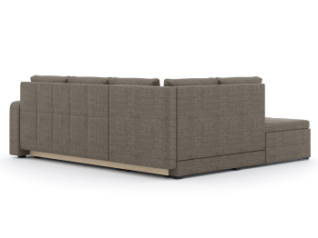 Диван-кровать угловой еврокнижка Бромен, рогожка Люкс