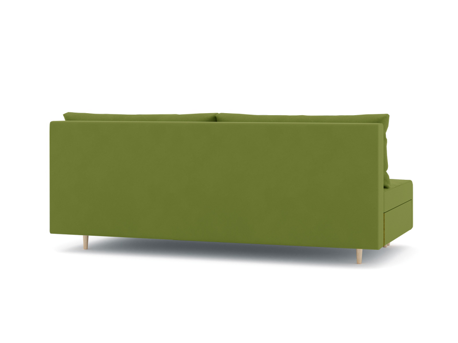 Диваны еврокнижки, Диван-кровать Милли без подлокотников, велюр