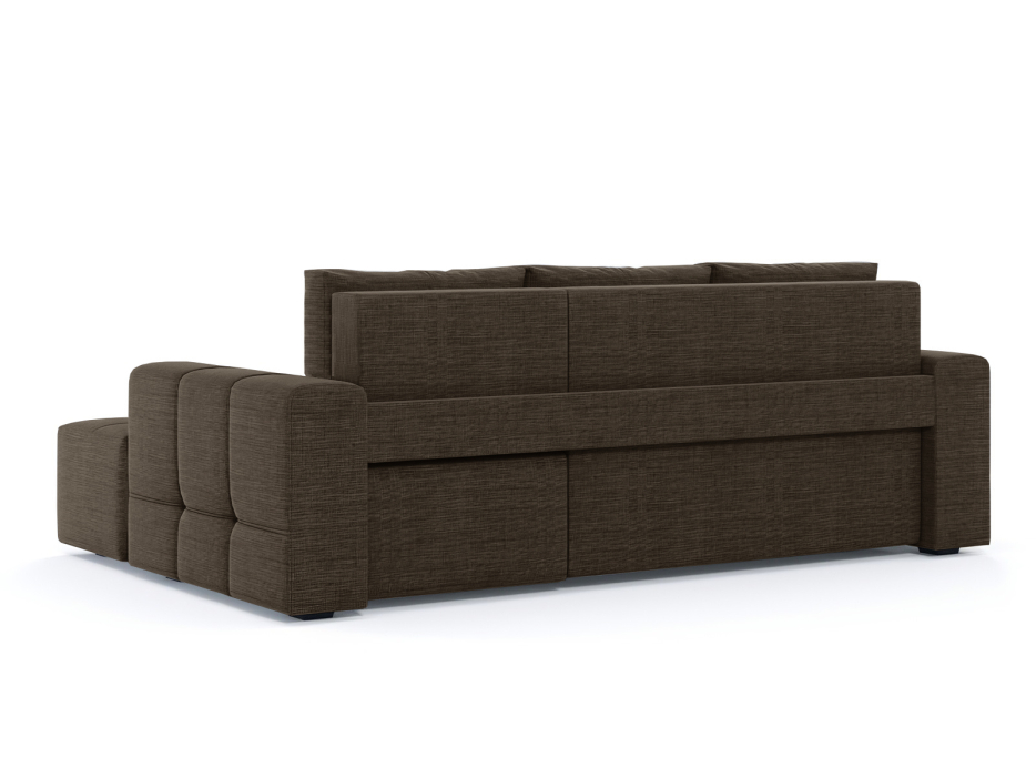 Диваны угловые в гостиную, Диван-кровать угловой Прадо, еврокнижка, рогожка Люкс