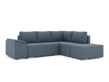 Диван-кровать угловой Хавьер  ПБ еврокнижка, рогожка