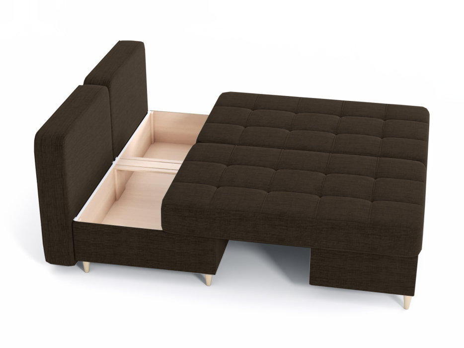 Диваны угловые в гостиную, Диван-кровать угловой Оливер 2 еврокнижка-трансформер, рогожка Люкс