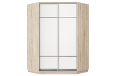 Угловые шкафы, Шкаф-купе Премьер Лайт 71 угловой (08;08) двухдверный
