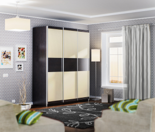 Дакота СБ-2079 Шкаф-купе 3-х дверный 1768