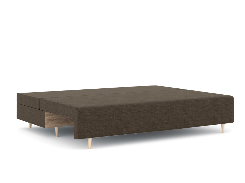 Диваны еврокнижки, Диван-кровать Милли без подлокотников, рогожка Люкс