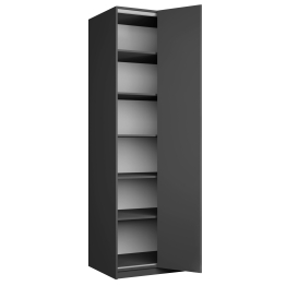 Шкаф складной Е1 Локер ("Гармошка" с системой Push to Move/Правый)81х52.5х220 см, с полками