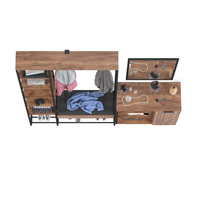 Прихожие, Компактная мебель Гранд в прихожую в стиле лофт