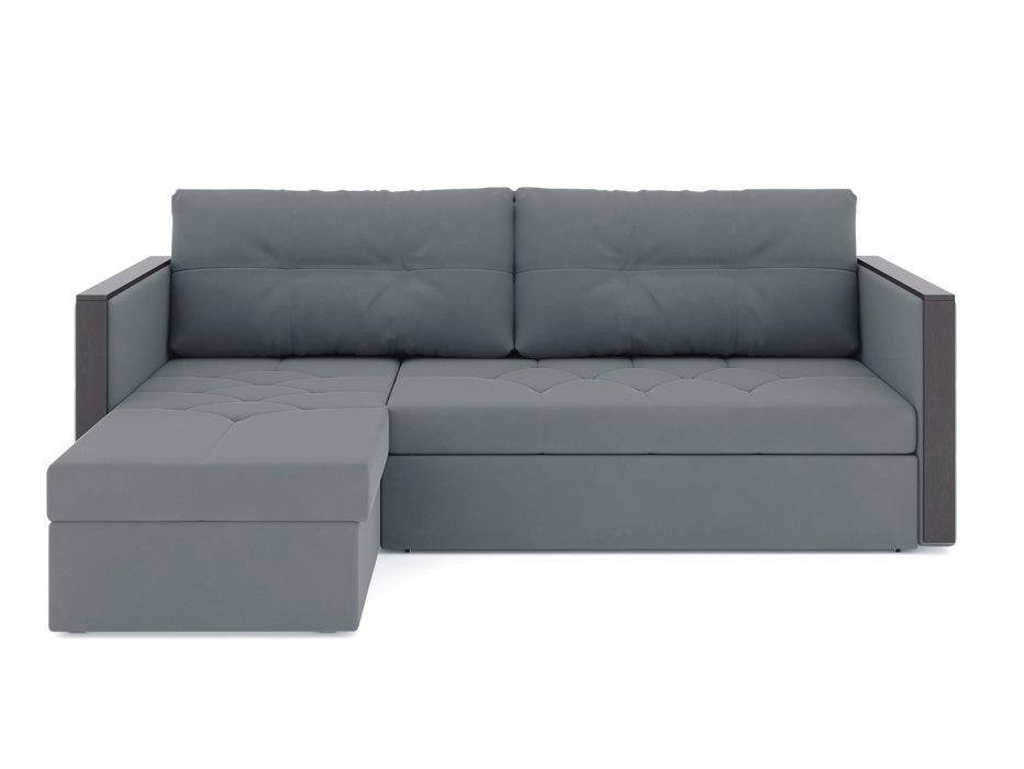 Диваны угловые в гостиную, Диван-кровать угловой Даймонд дельфин, велюр