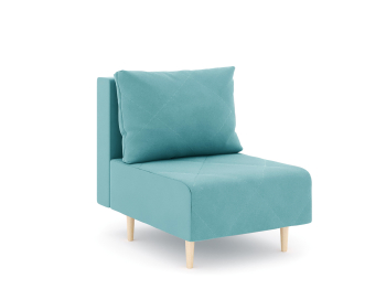 Кресло для отдыха Милли без подлокотников, велюр