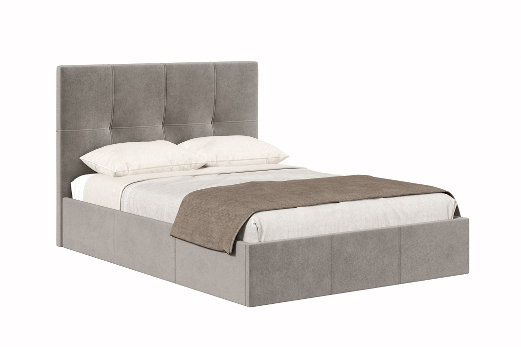 Мягкая кровать, Кровать Марсель 1200 с подъёмным механизмом, велюр