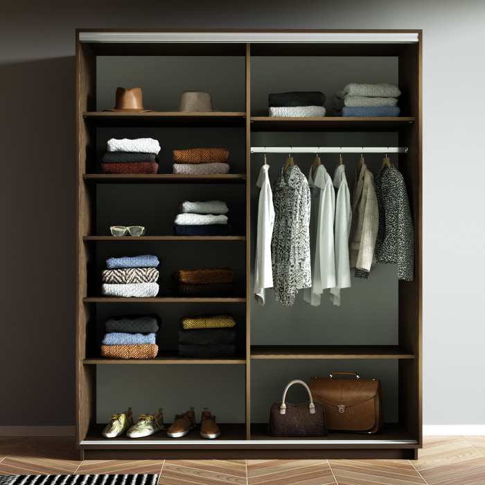 Шкафы-купе 2-х дверные, Шкаф-купе Экспресс 2-х дверный Фотопечать Калейдоскоп Стекла 160х60х220