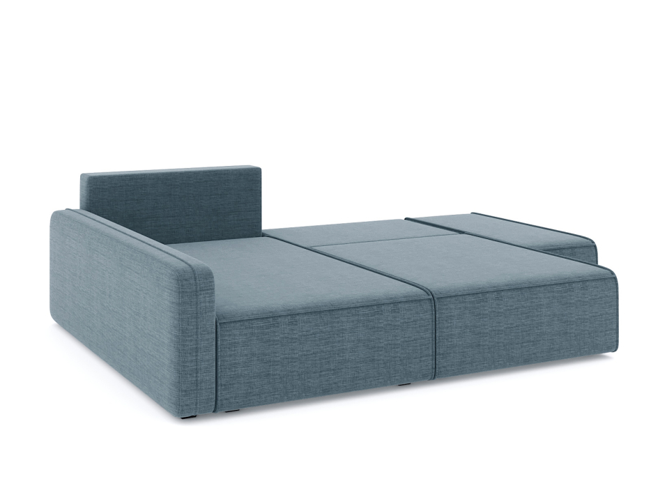 Диваны угловые в гостиную, Диван-кровать угловой Портленд еврокнижка НПБ, рогожка Дрим