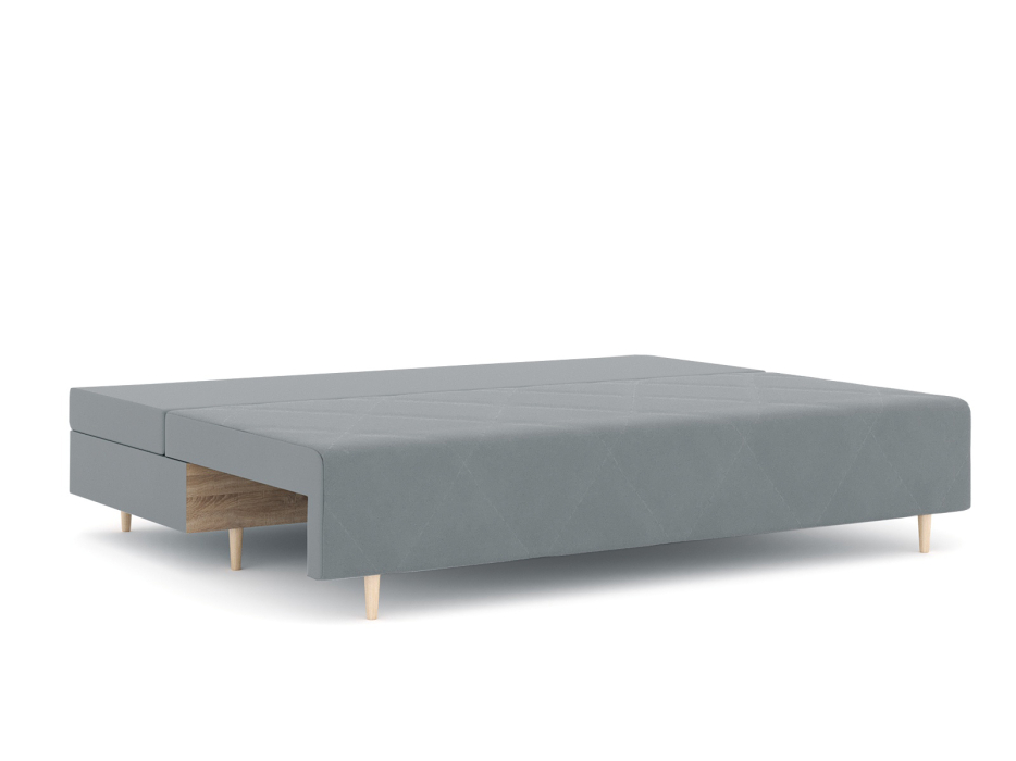 Диваны еврокнижки, Диван-кровать Милли без подлокотников, велюр