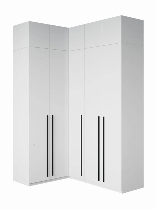 Угловые шкафы, Угловой шкаф для одежды рапсашной с ящиками и антресолью София 2600х1700х1300 мм