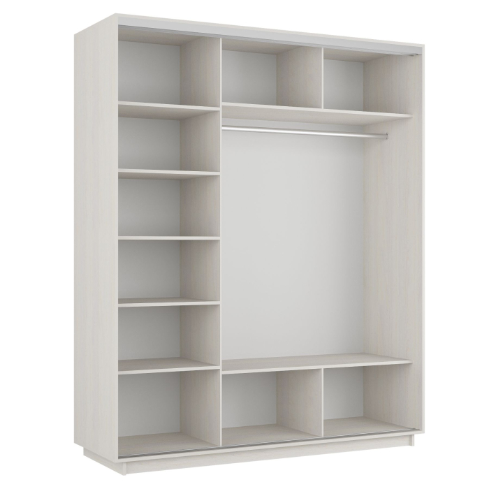 Шкафы-купе 3-х дверные, Шкаф-купе Экспресс 3-х дверный Фотопечать Шелк Стекла 240х60х220