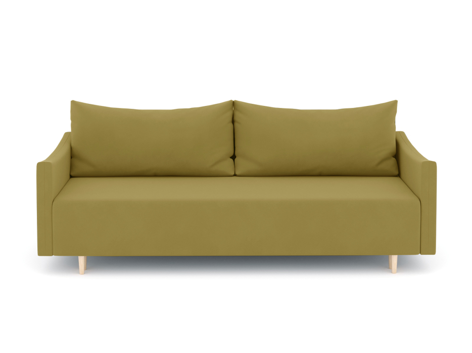 Диваны еврокнижки, Диван-кровать еврокнижка Смайл с подлокотниками, велюр