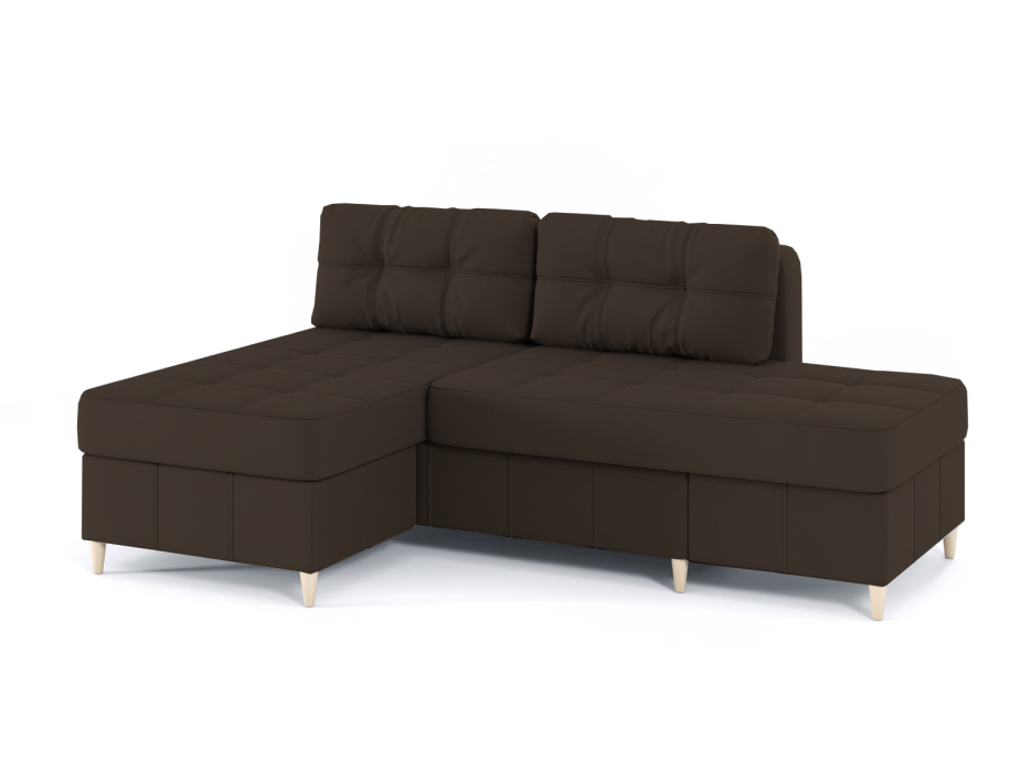 Диваны угловые в гостиную, Диван-кровать угловой Оливер Люкс 2 еврокнижка-трансформер, велюр