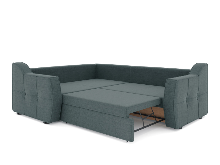 Диваны угловые в гостиную, Диван-кровать угловой Френсис дельфин, рогожка