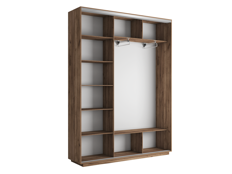 Шкафы-купе 3-х дверные, Шкаф-купе Экспресс Экспенс трио 2400 x 2100 x 450