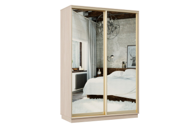 Шкаф-купе Премьер 10 ясень шимо светлый