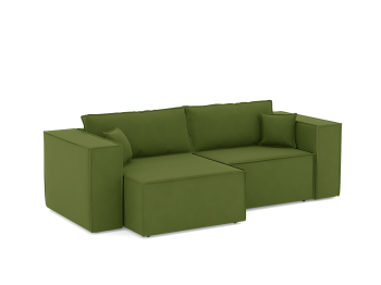 Диван-кровать угловой Лофт, велюр