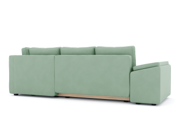 Диван-кровать угловой Хавьер 1 ПБ еврокнижка, велюр