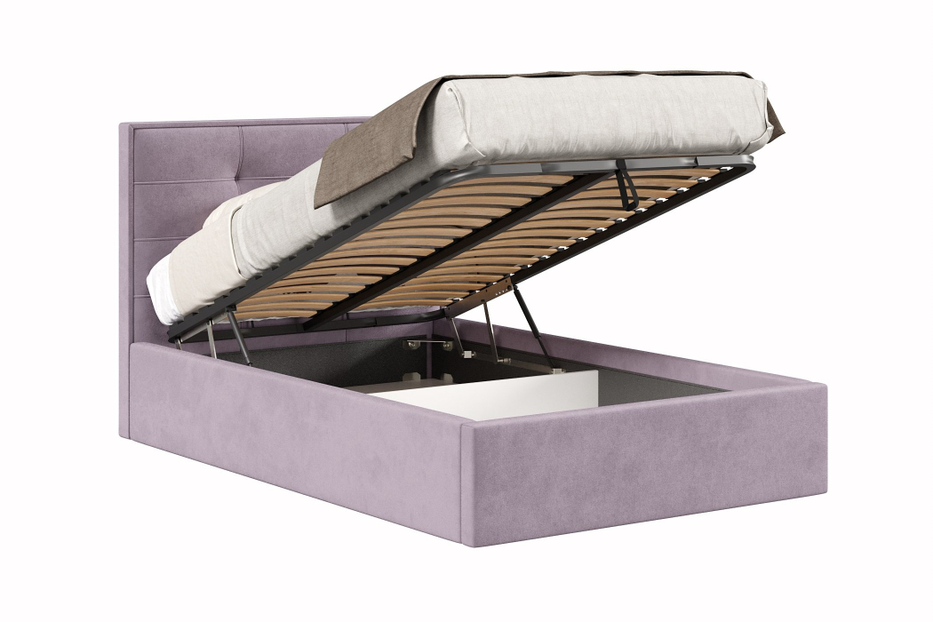 Мягкая кровать, Кровать Римини 1200 с подъёмным механизмом