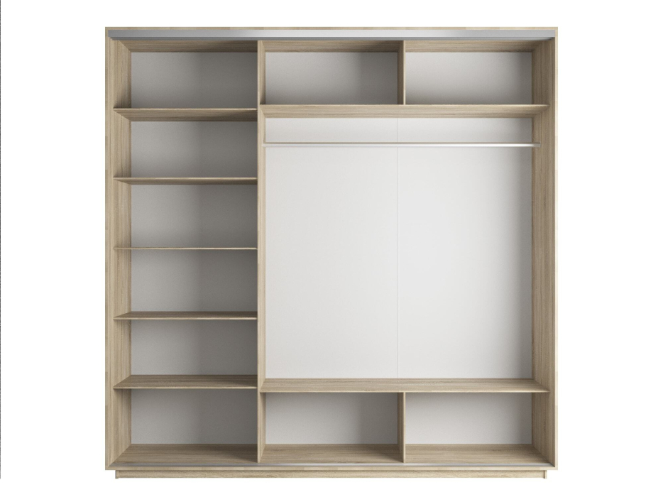 Шкафы-купе 3-х дверные, Шкаф-купе Экспресс 3-х дверный Фотопечать Ленты Стекла 180х60х220