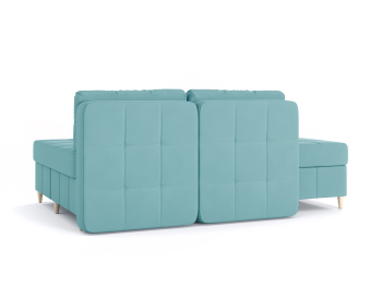 Диван-кровать угловой Оливер Люкс 2 еврокнижка-трансформер, велюр