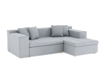 Диван угловой Чикаго без механизма, велюр