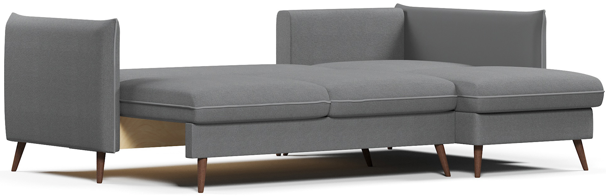 Диваны угловые, Диван угловой Пекин еврокнижка, велюр