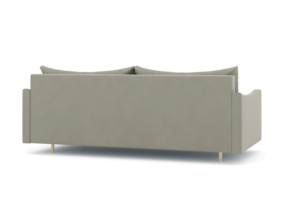 Диваны еврокнижки, Диван-кровать еврокнижка Смайл с подлокотниками, велюр