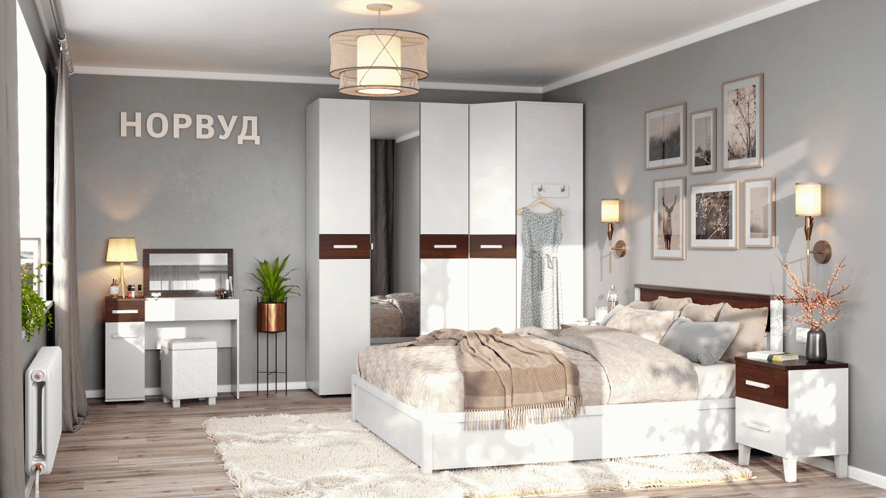 Кровати, Норвуд 31 Кровать 1800*2000+орт.осн