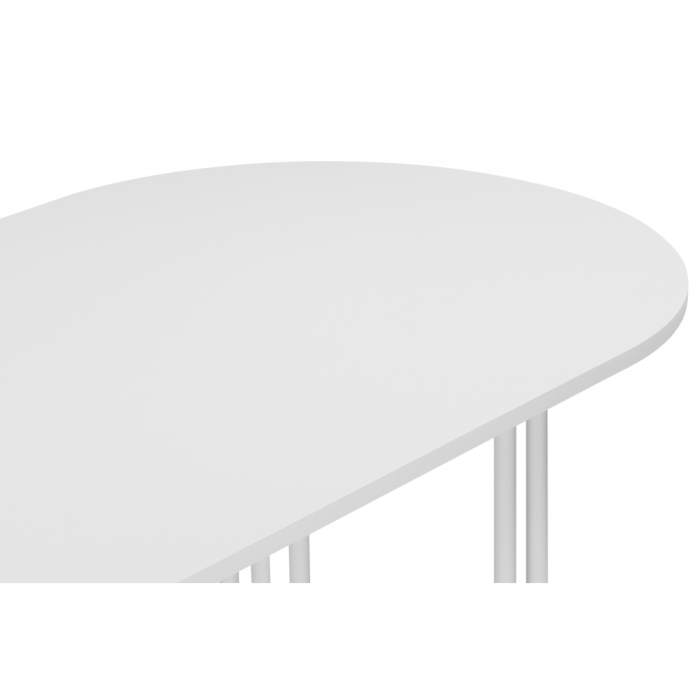 Обеденные столы, Стол Хьюго О 160 х 90 (белые ноги)