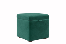 Пуф в прихожую, Пуф 01 мягкий 45*45*45 с подъемным механизмом велюр
