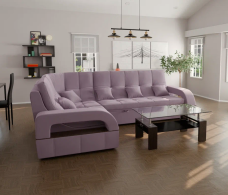 Диваны угловые в гостиную, Модульный диван Майами-3,микровелюр,антивандальная ткань,венеция