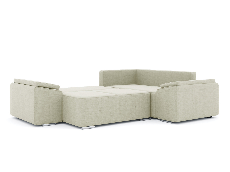 Диваны угловые в гостиную, Диван-кровать угловой Хавьер 1 ПБ еврокнижка, рогожка