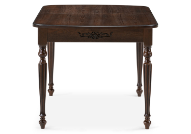 Стол деревянный Бевье орех темный/орех