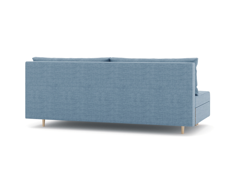 Диваны еврокнижки, Диван-кровать Милли без подлокотников, рогожка Люкс