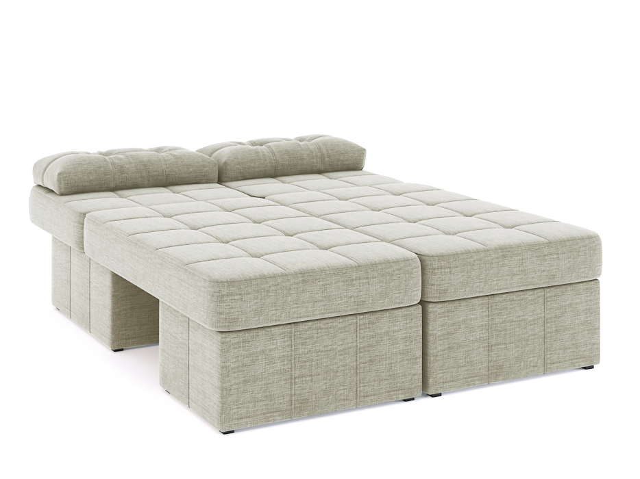 Диваны угловые в гостиную, Диван-кровать угловой Оливер Люкс еврокнижка-трансформер, рогожка